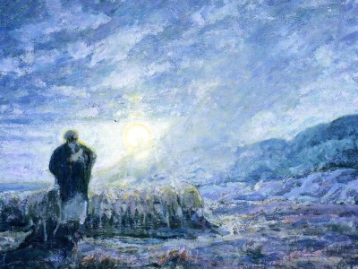 painting of the good shepherd